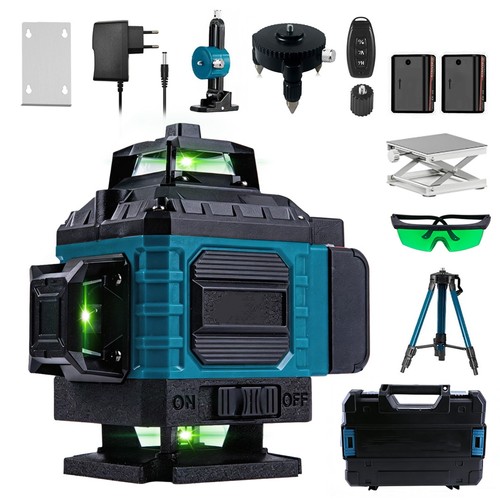 Green line laser level - green,