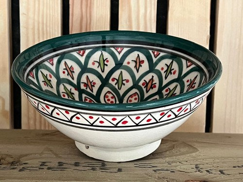 Moroccan safi cermaic bowl - cermaic,
