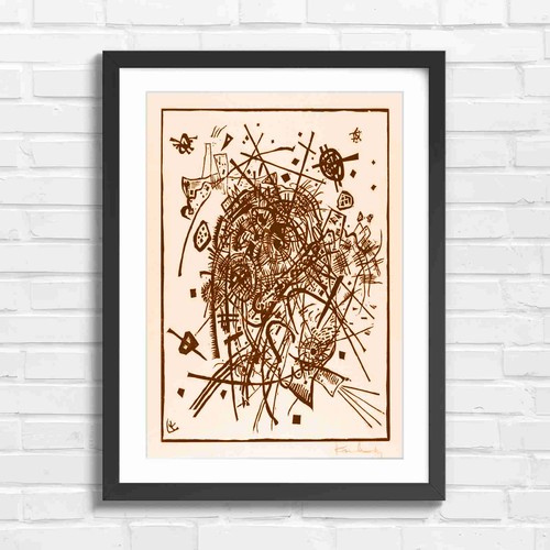 Bold abstract line drawing - abstract,