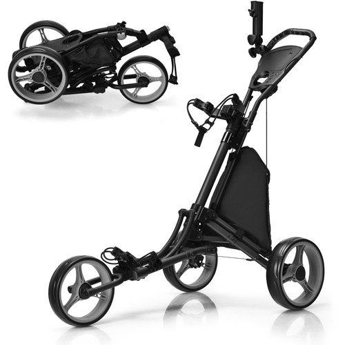 Costway wheel golf trolley - costway,