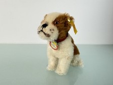 Steiff Animal 031625 Dog St Bernard. 13cm. Excellent Condition
