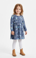 Girls Bluey Dress Long Sleeved