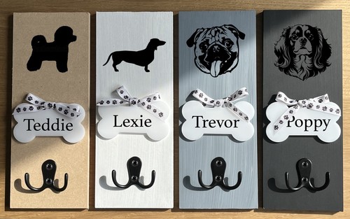 Handmade personalised dog - dog, lead
