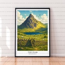 Tryfan Art Illustration Print