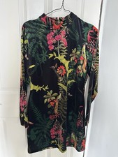Stretch Velour Printed Floral