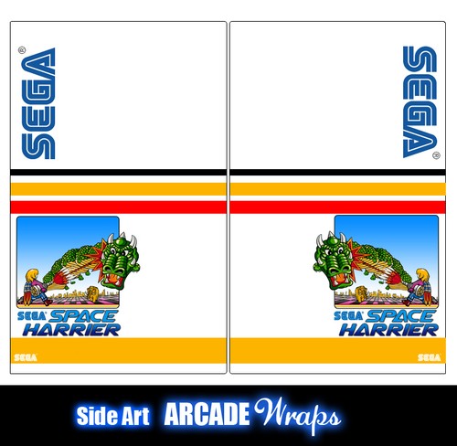 Space harrier arcade side - space,