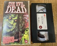 The Evil Dead Sam Raimi Bruce Campbell VHS, 1997 Version Video Cassette