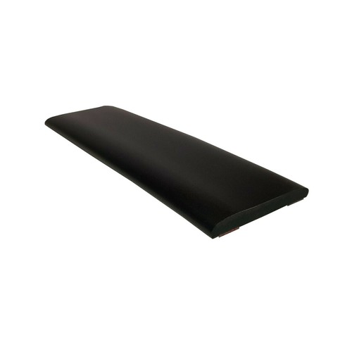 Wide matte black - 7/16",
