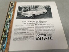 VAUXHALL VICTOR 101 ESTATE UK   Sales Advert 