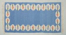 Swedish handwoven carpet in