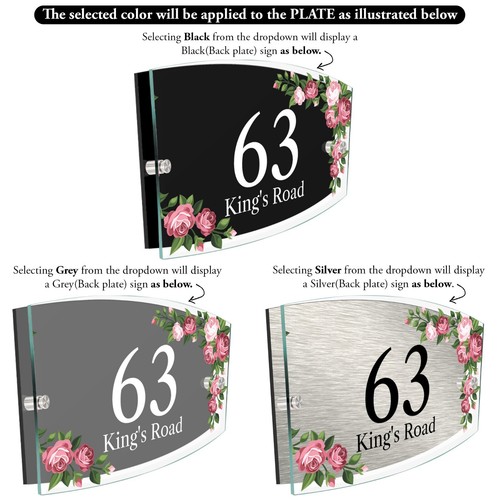 House number plaques - house,