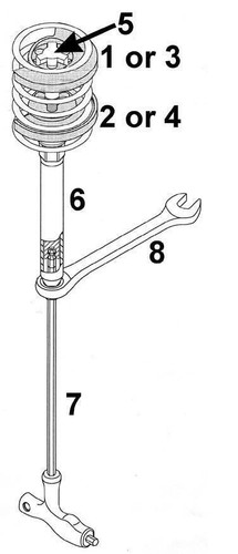 Coil spring compressor - coil, tool