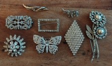 Vintage Modern Brooches Mixed