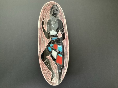 Mid century oval ceramic bowl - century,