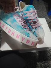 Ladies canvas dkny platform - dkny,,