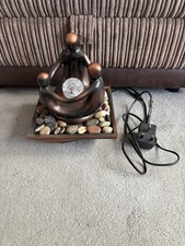 Family Crystal Sphere Tabletop Water Feature With LED Lights