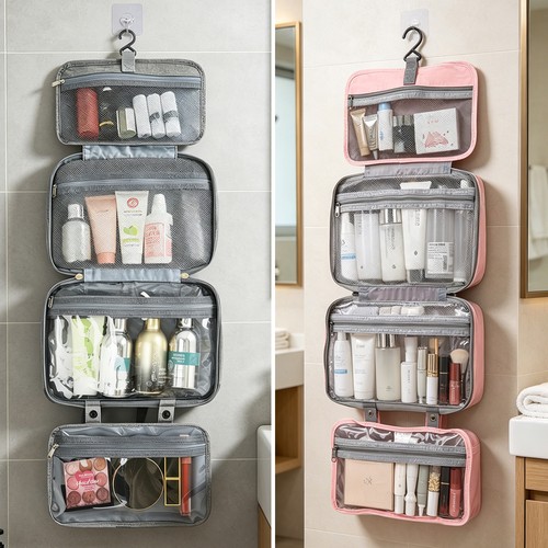 Hanging toiletry bag travel - toiletry,