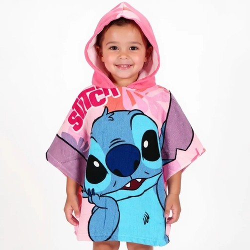 Lilo stitch hooded poncho - &,