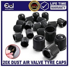 20x DUST AIR VALVE TYRE CAPS