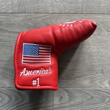 Pebble Beach Golf Putter Head Cover - Red - New