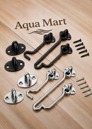2pc stainless steel cabin - stainless, hook