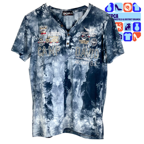 Camp david blue tie dye - camp,