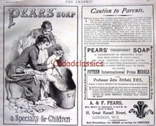 Antique 1887 PEARS' Cosmetic