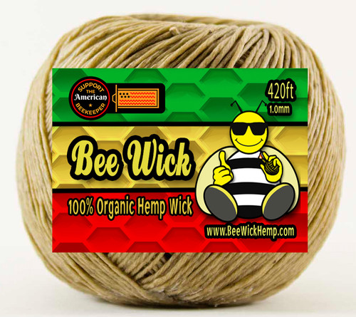 100 organic hemp wick - by, bee