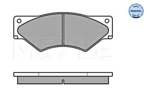 Meyle front disc brake - front, set