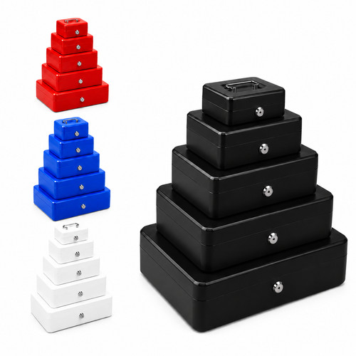 Metal cash box - metal,