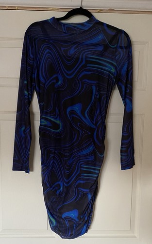 Womens black navy wiggle dress - wiggle,
