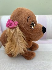 Lucy The Dog Walks Barks Cries Electronic Pet Club IMC Interactive Toys 9" High