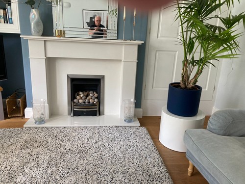 Coal effect gas fire with