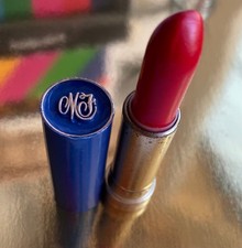 Max Factor vintage lipstick in "Firebrand" red from 1960s full tube prop 