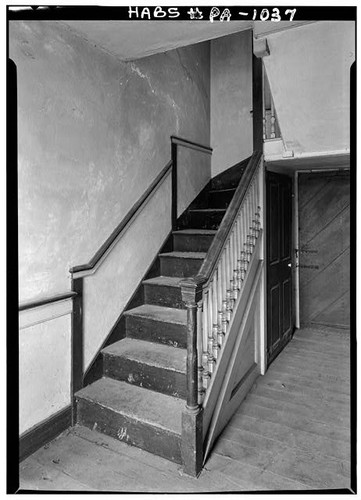 American staircase interior - american,