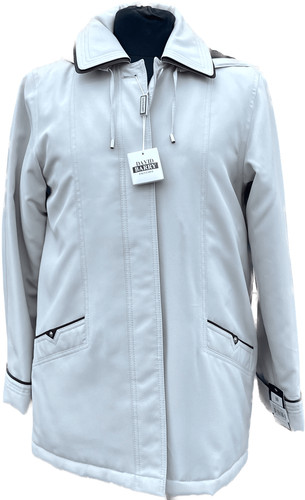 Stone brown polyester - stone/brown, hooded