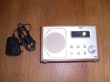 Bush DAB/FM Radio Wooden Effect Mini Model: BD-1207S Power Supply Portable