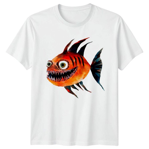 Piranha fish illustration - fish,