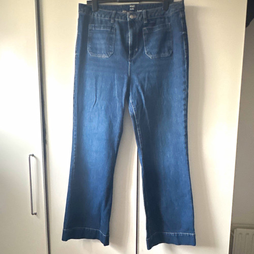 Women flared blue - m&s,
