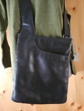 Radley Black Leather Crossbody Messenger Bag