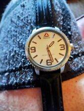 REEBOK Stride Warrior Men's Watch Black Silicone Strap 100m.  Post Free.