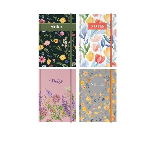 Floral notebook single - a6,