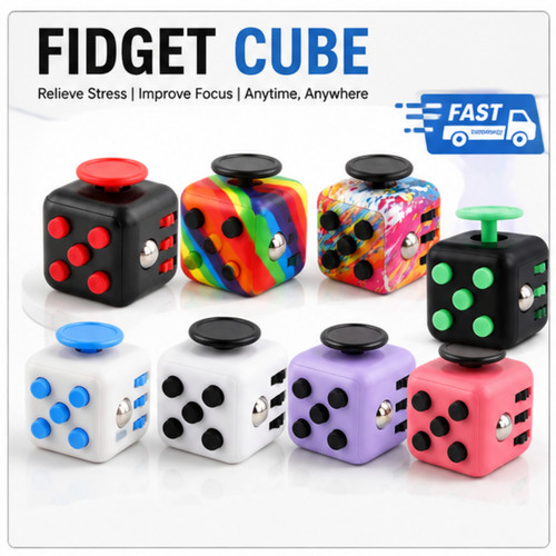 Fidget cube spinner stress - fidget,