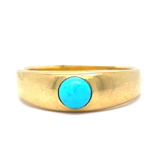 Victorian 18ct gold turquoise - victorian,