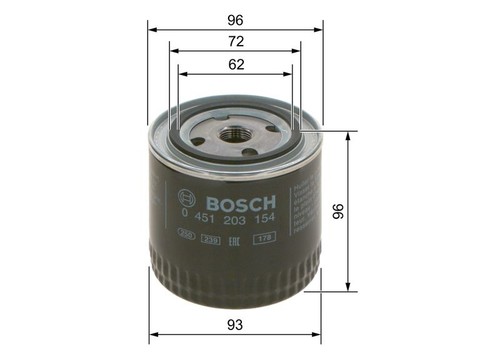 Fits bosch 451 203 154 - 0,