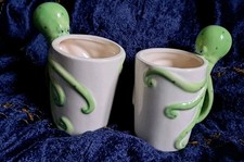 Pair of Hand Painted Ceramic