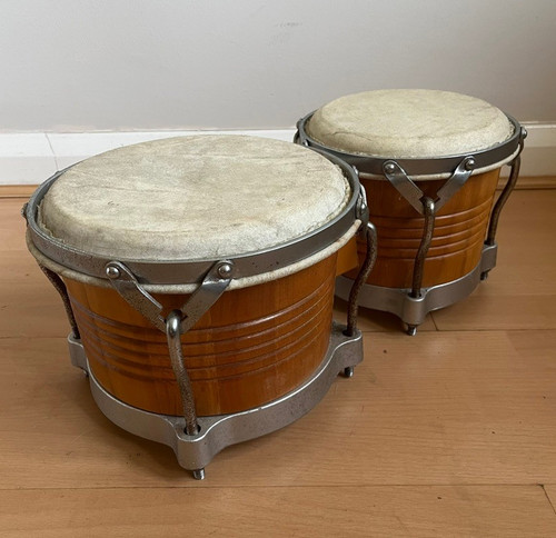 Vintage bongos set latin - bongos,