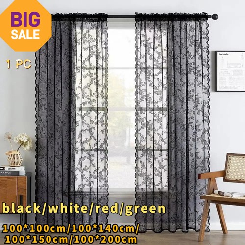 Lace sheer curtains eyelet - sheer,