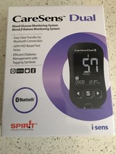 CareSens Dual Blood Glucose & Ketone Testing Monitor BNIB bluetooth NEW SEALED