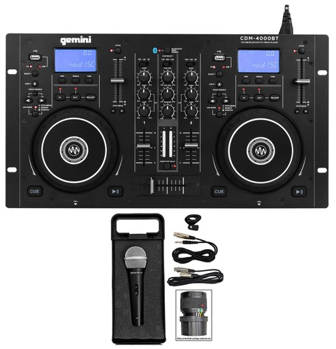 Gemini cdm4000bt dual - cdm4000bt, dj